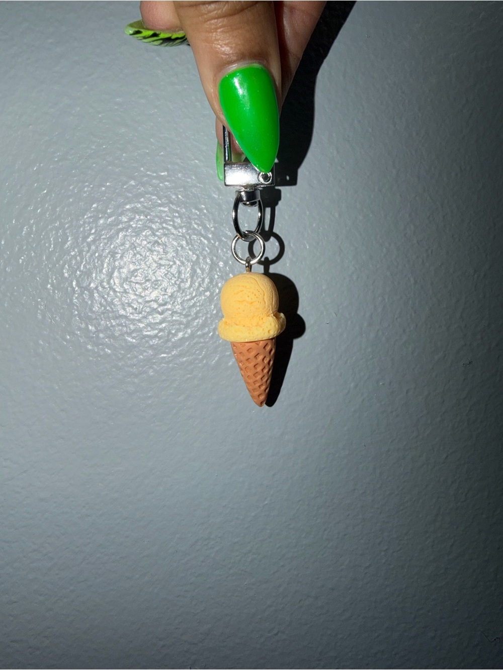 Ice Cream Cone Bag Charm - Picture 6 of 7